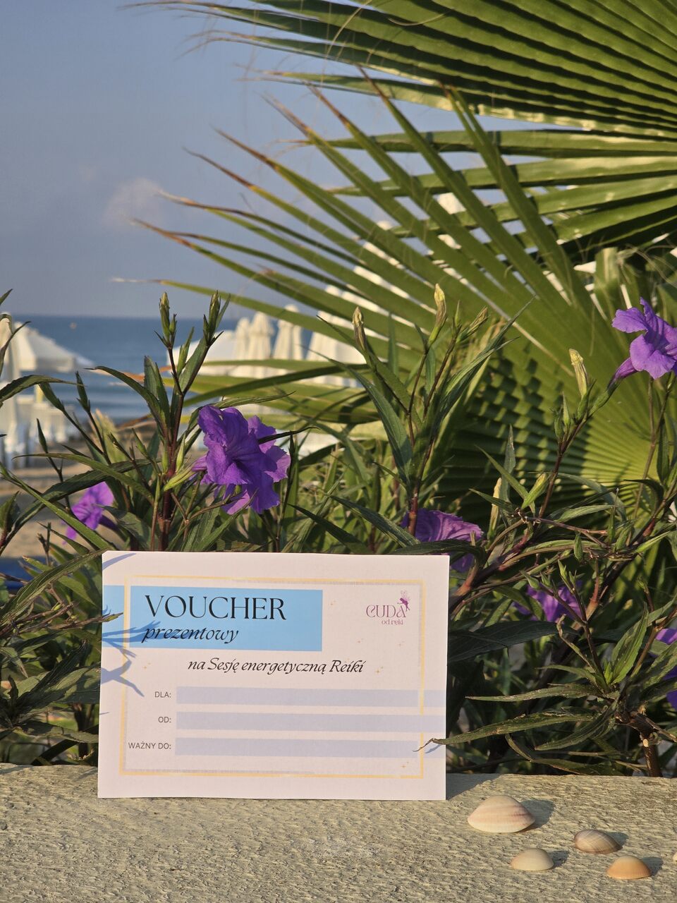 Voucher podarunkowy prezentowy na Sesję energetyczną Reiki - Cuda od ręki